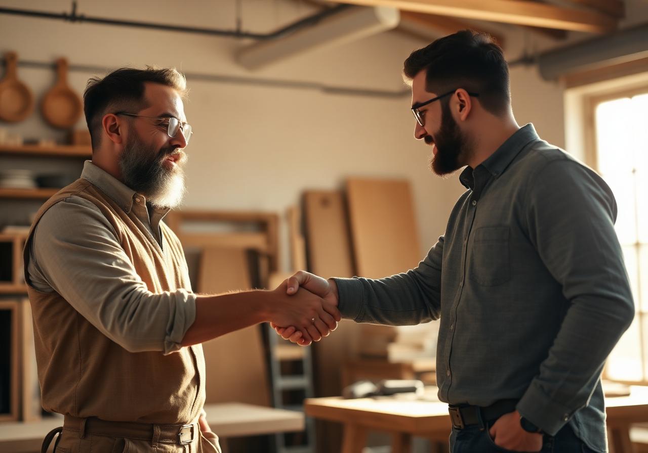 Artisan et freelance en accord